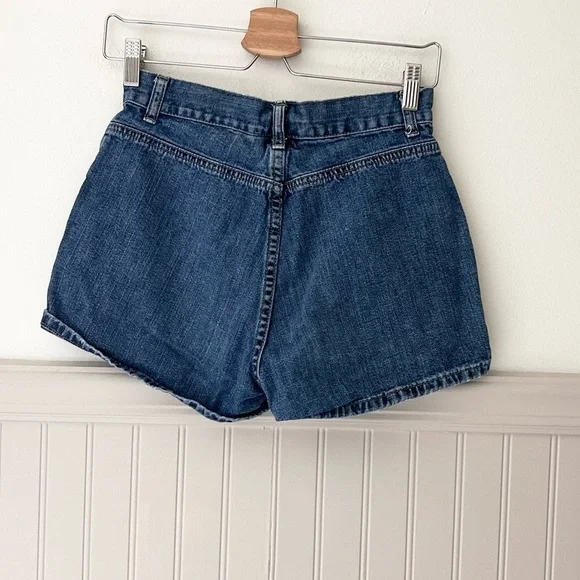Y2K Gap Size 2 Classic Blue Denim Women's Shorts - Picture 6 of 6